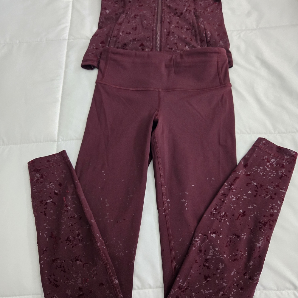 Lululemon Track Set- Define Jacket & Leggings - *Speckle Shine - LIMITED EDITION - Picture 3 of 8